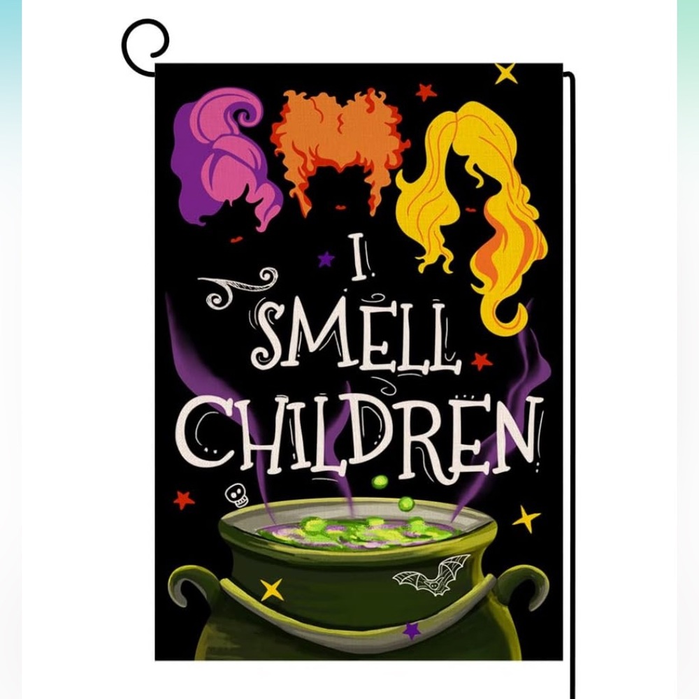 Hocus Pocus DVD and Halloween Garden Flag